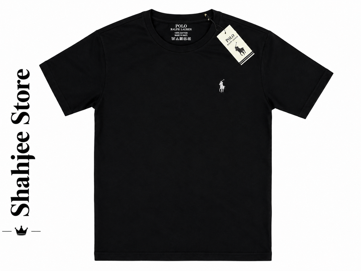 Round Neck T-Shirt - Black