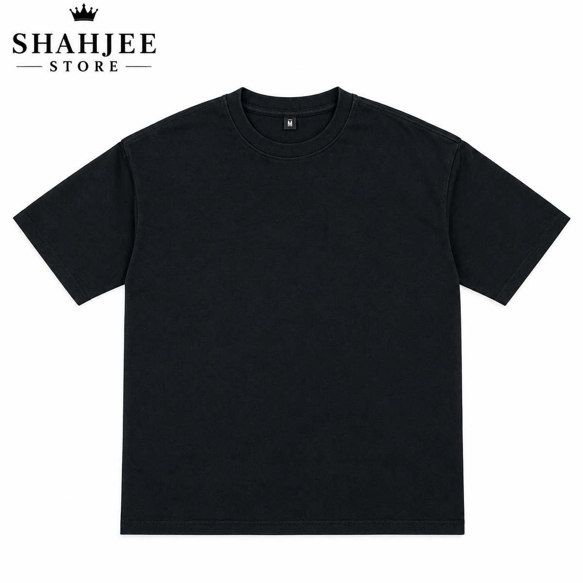 Drop Shoulder Oversized T-Shirt - Black