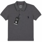 Dark Grey Men's Classic Polo T-Shirt