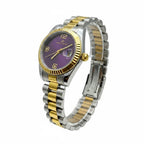 Daniel Power Women’s Gold Watch – Elegant Green Dial