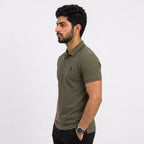 Men's Dark Olive Green Classic Polo T-Shirt