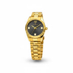 Daniel Power Women’s Gold Watch – Elegant Green Dial