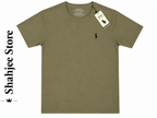 Round Neck T-Shirt - Olive Khaki