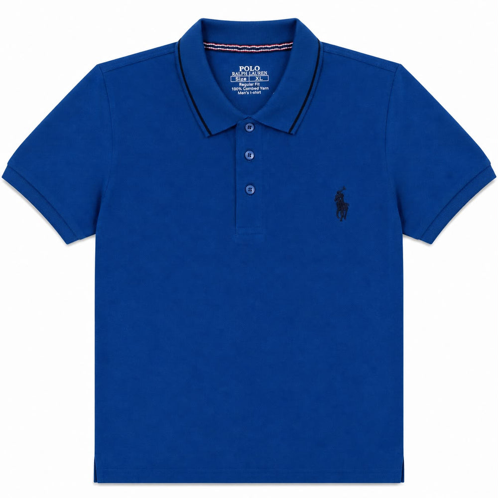 Men's Royal Blue Polo T-Shirt | Classic Regular Fit
