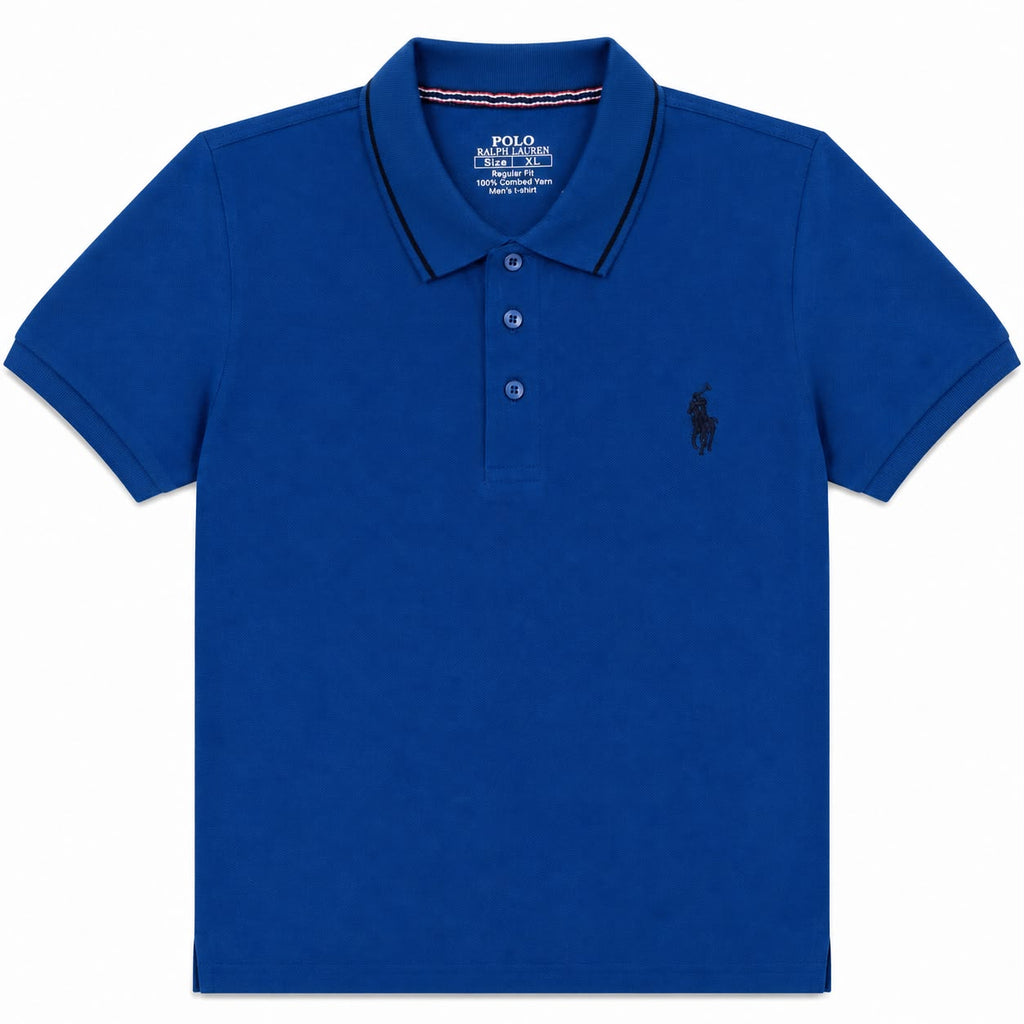 Men's Royal Blue Polo T-Shirt | Classic Regular Fit