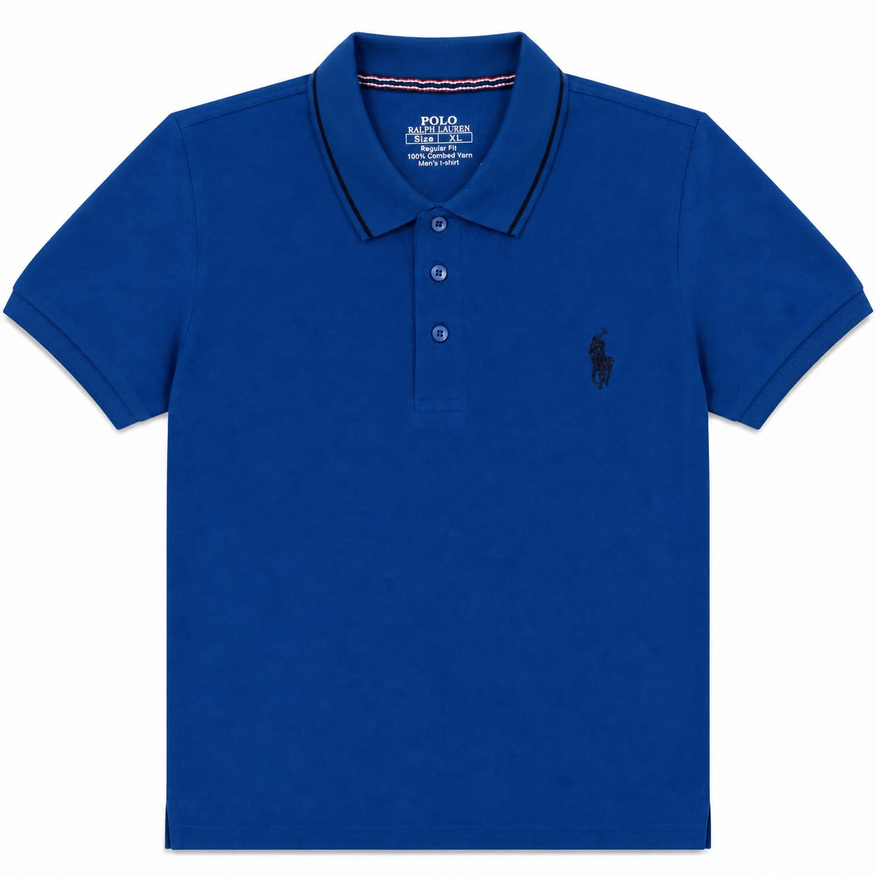 Men's Royal Blue Polo T-Shirt | Classic Regular Fit
