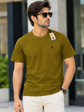 Round Neck T-Shirt - Mustard