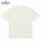 Drop Shoulder Oversized T-Shirt - Off White