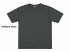 Basic Round Neck T-Shirt - Charcoal Grey