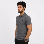 Dark Grey Men's Classic Polo T-Shirt