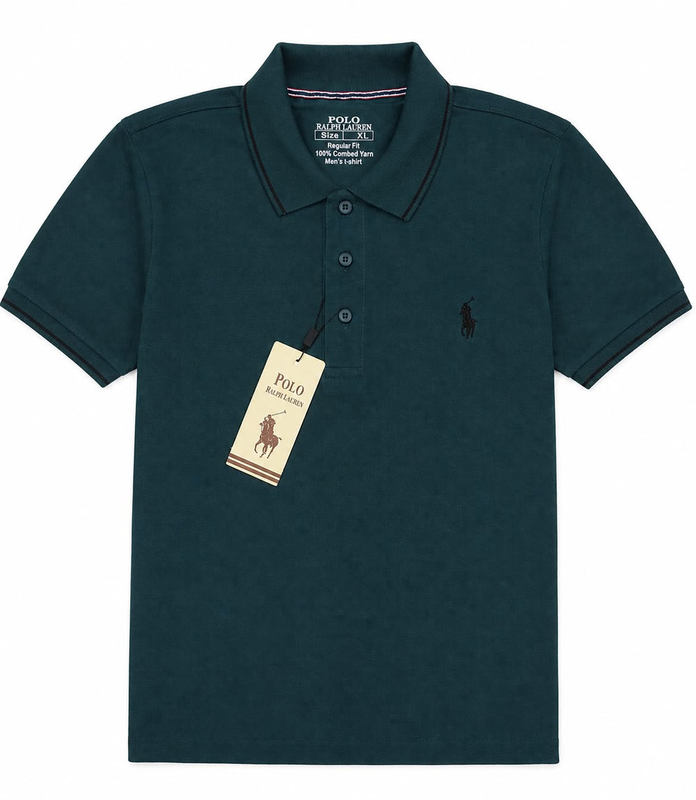 Olive Green Polo T-Shirt – Men's Refined Casual