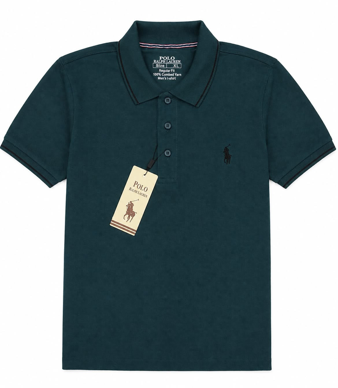 Olive Green Polo T-Shirt – Men's Refined Casual