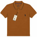Brown Polo T-Shirt – Men's Modern Fit