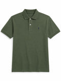 Olive Green Polo T-Shirt – Men's Refined Casual