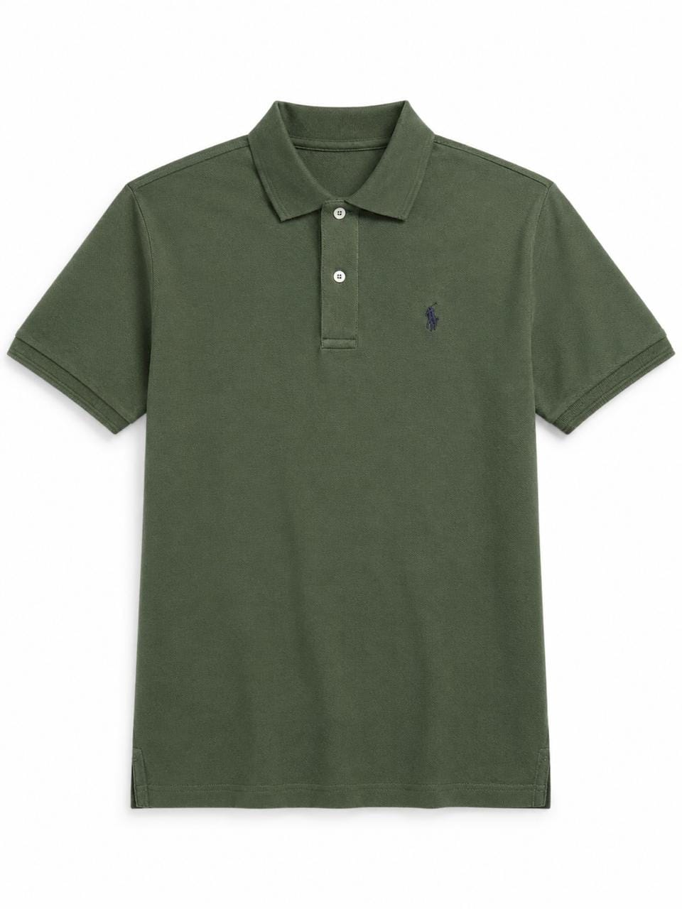 Olive Green Polo T-Shirt – Men's Refined Casual