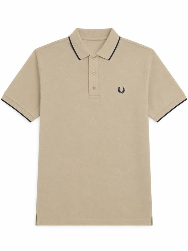 Beige Polo T-Shirt – Men's Timeless Classic