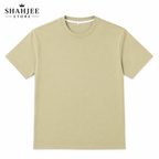 Drop Shoulder Oversized T-Shirt - Sand Beige