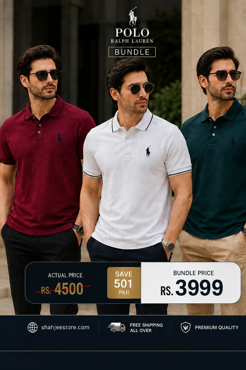 Polo Ralph Lauren Premium 3-Piece Bundle