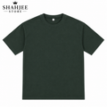 Drop Shoulder Oversized T-Shirt - Bottle Green