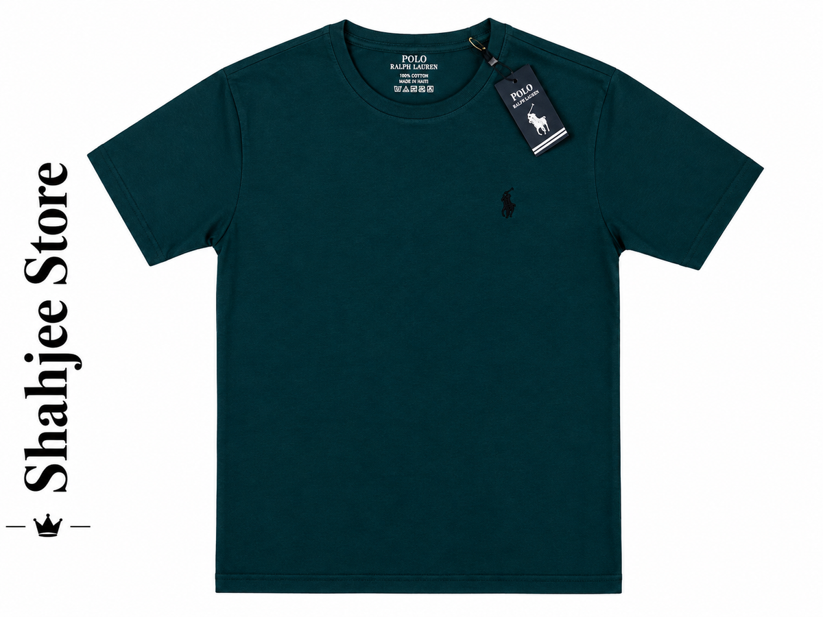 Round Neck T-Shirt - Bottle Green
