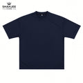 Drop Shoulder Oversized T-Shirt - Navy Blue